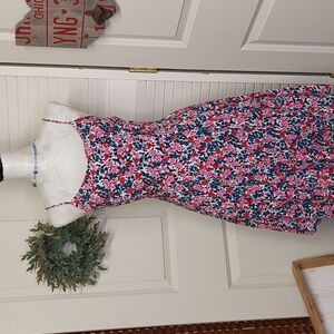 Old Navy Floral Spaghetti Strap Dress Medium